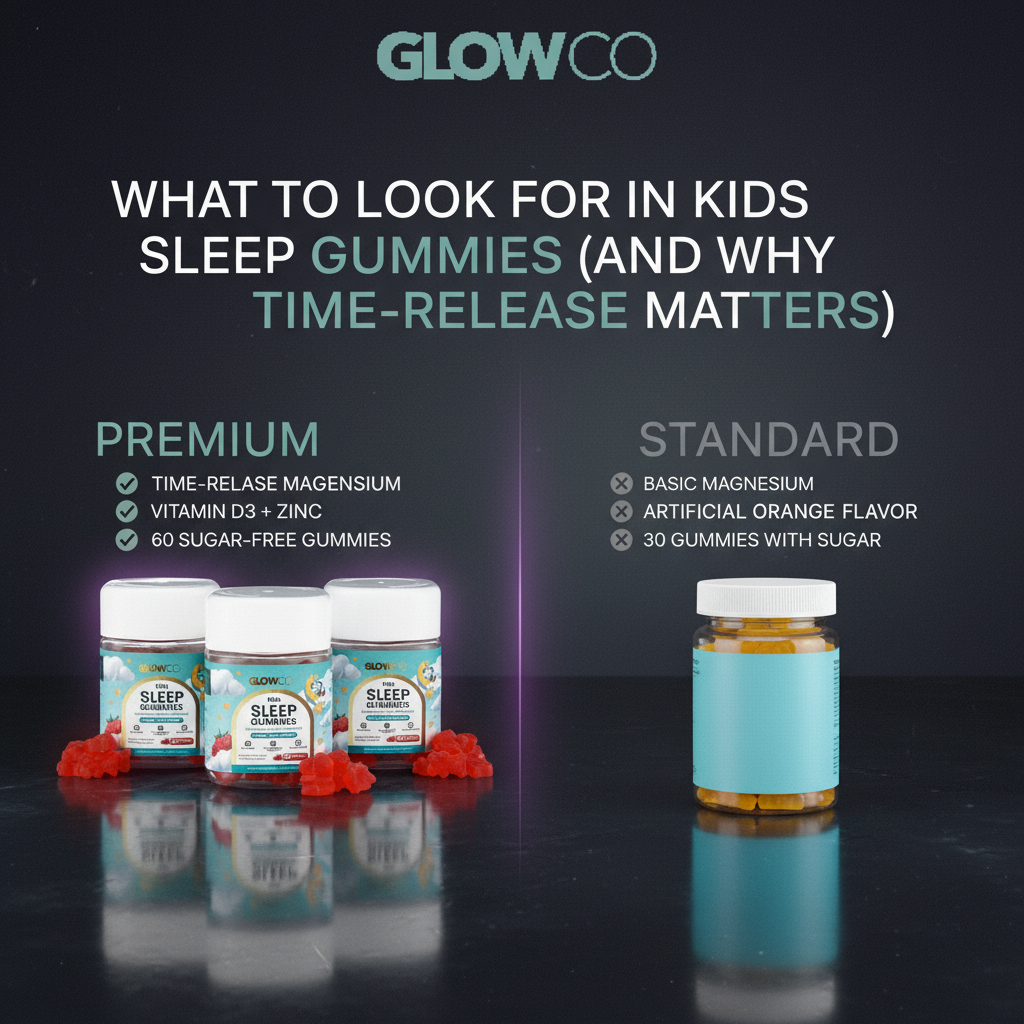 Product comparison box: what to look for in kids sleep gummies (and why time-release matters)