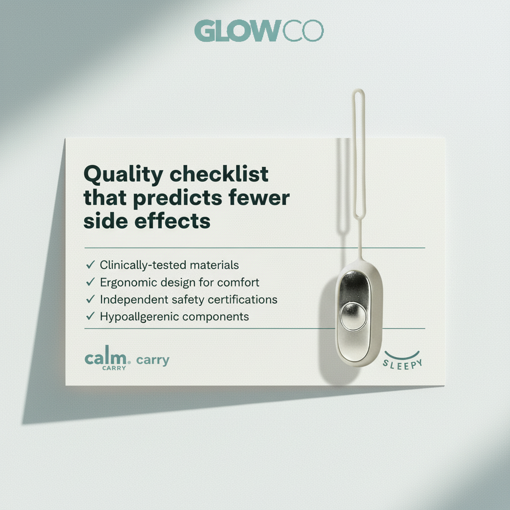 Quality checklist that predicts fewer side effects