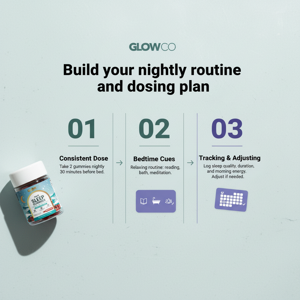Build your nightly routine and dosing plan